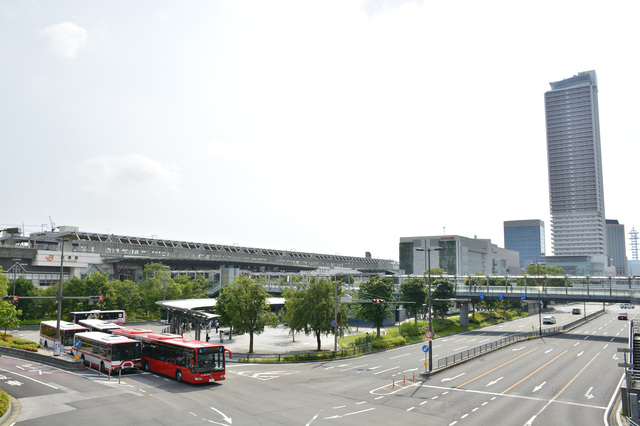 岐阜駅前の風景