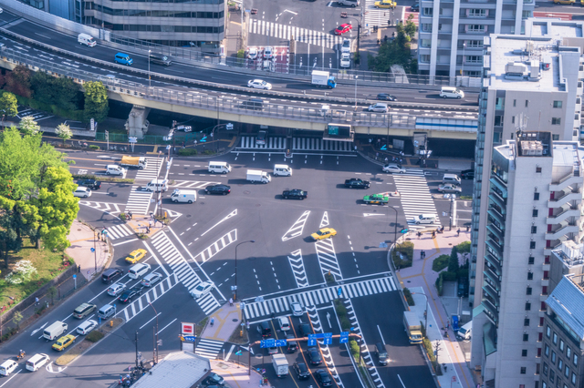 東京の交差点