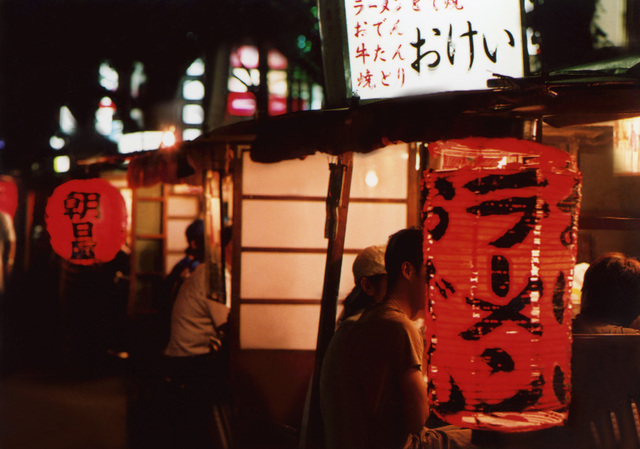 福岡夜のラーメン屋台