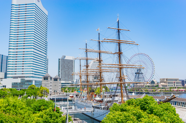 横浜みなとみらいの風景