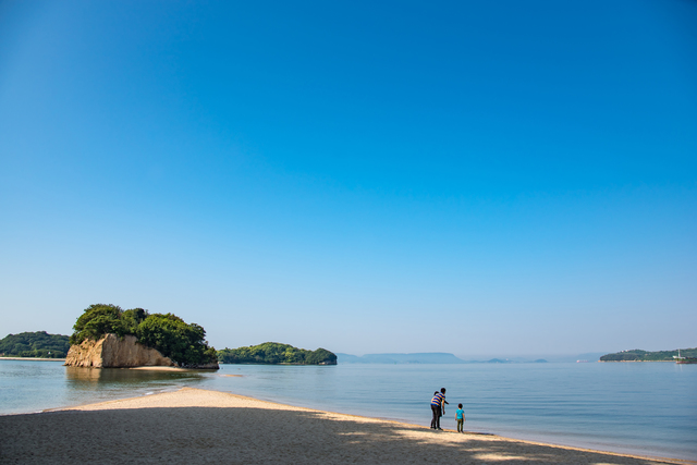 潮の満ちた小豆島