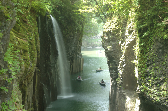 宮崎県高千穂峡と真名井の滝